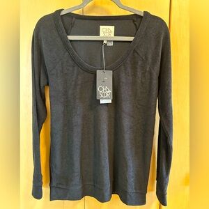Chaser Terrycloth Long Sleeve Top - NWT